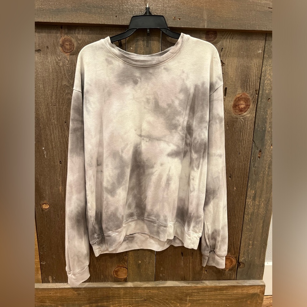 Sundry Evereve Tie-Dye Crewneck Sweatshirt 1